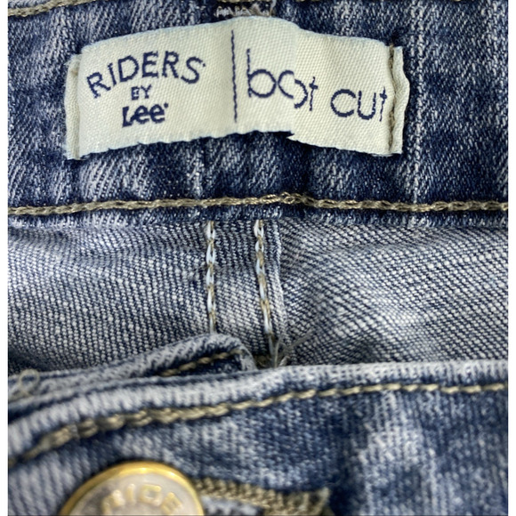 Lee Riders Jeans Womens Size 22W Bootcut Medium Wash Denim Pockets Hi Rise Mom‎ - Picture 3 of 11